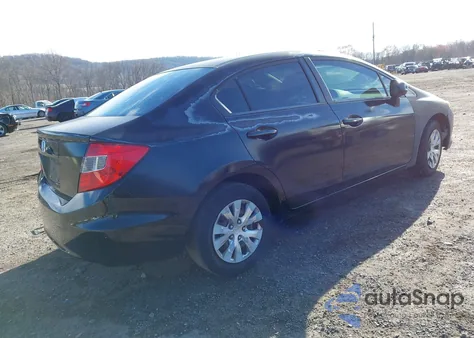 2012 Honda Civic Lx из США, поврежденный, VIN 2HGFB2F56CH603717
